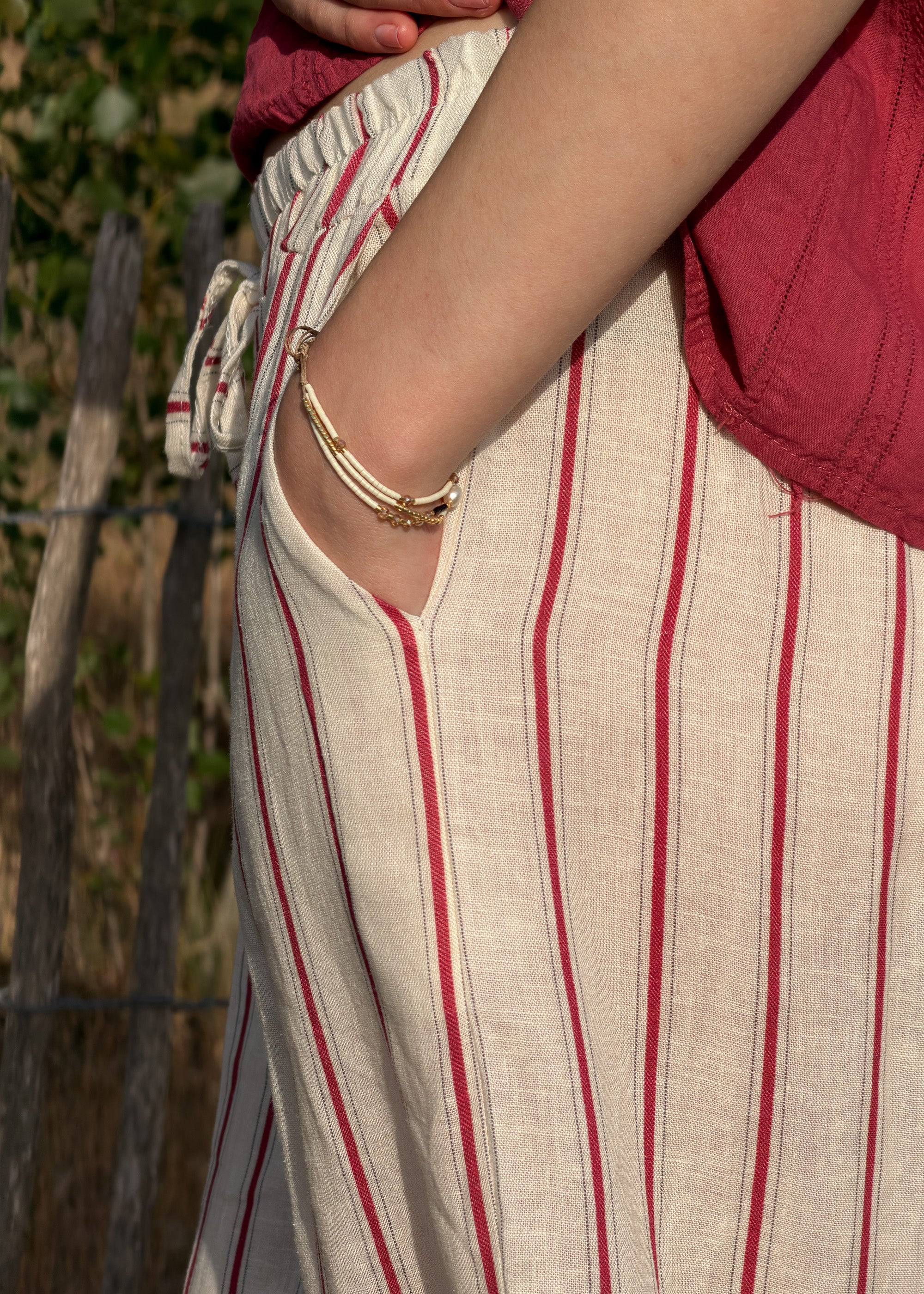 PANTS0001-ROU -- Couleur : Rouge