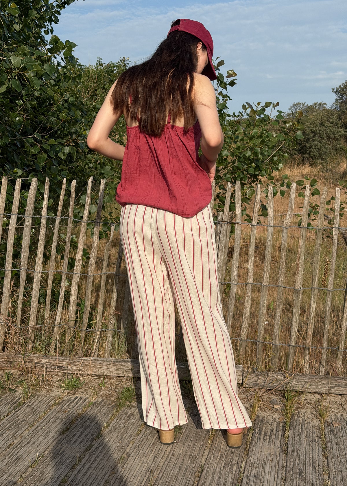 PANTS0001-ROU -- Couleur : Rouge