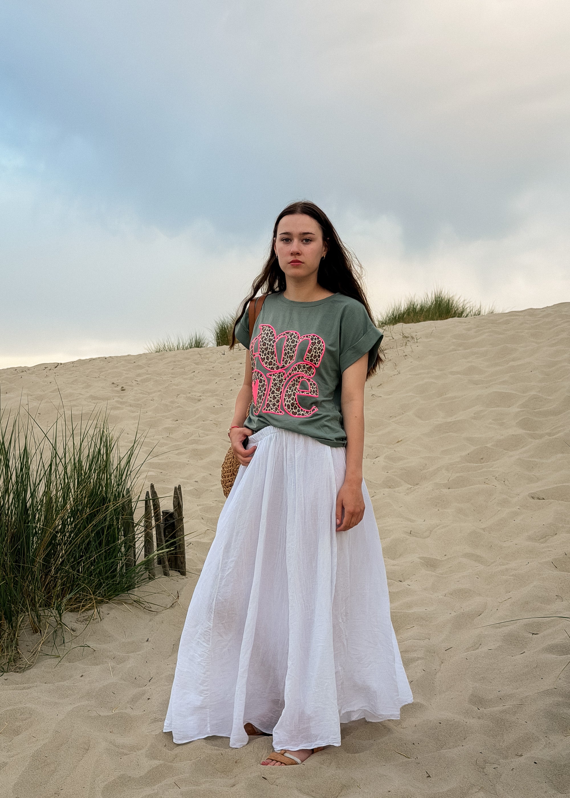 T-shirt kaki — Couleur: Kaki