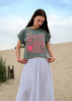 T-shirt kaki — Couleur: Kaki