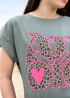T-shirt kaki — Couleur: Kaki