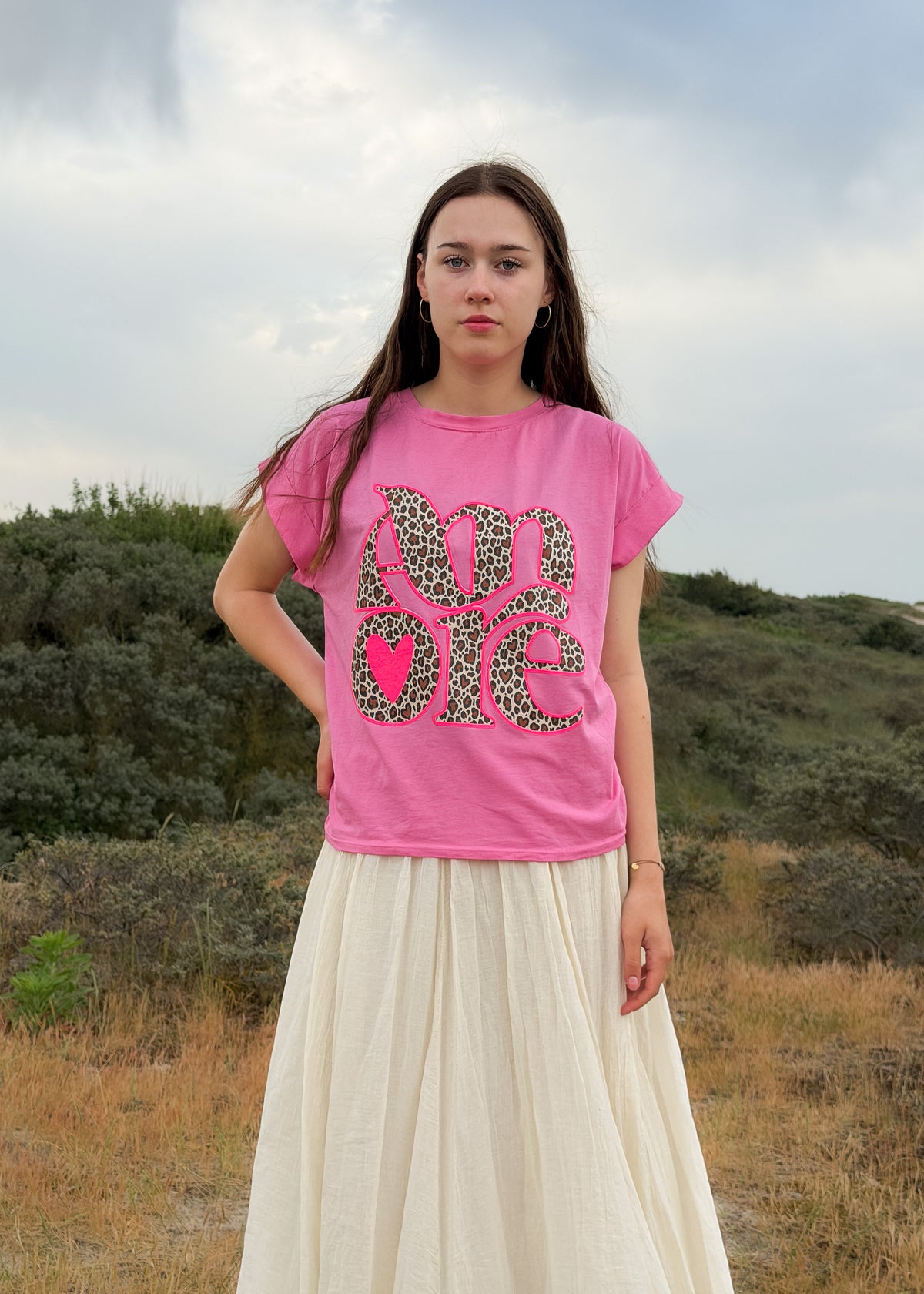 T-shirt rose — Couleur: Rose