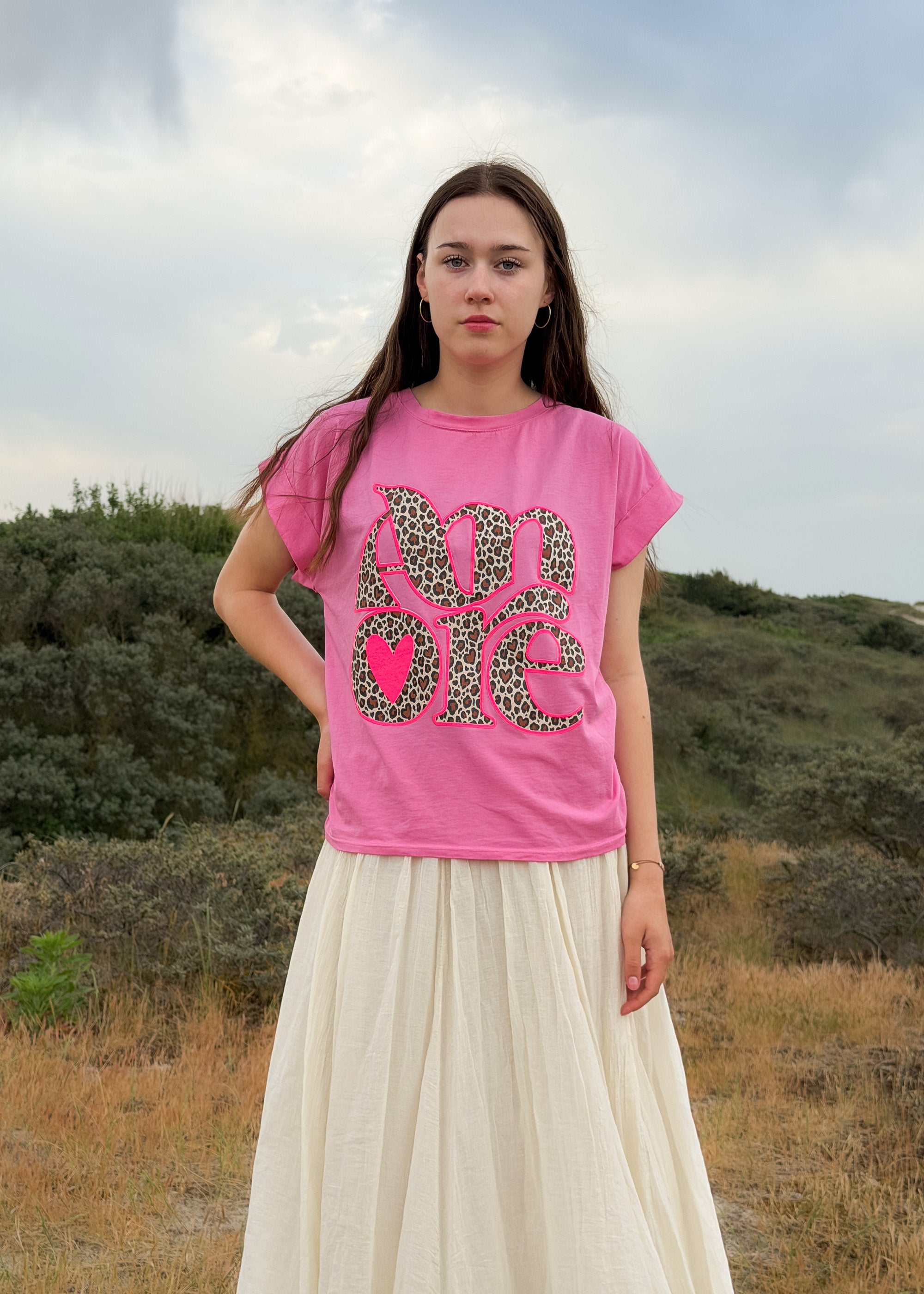 T-shirt rose — Couleur: Rose